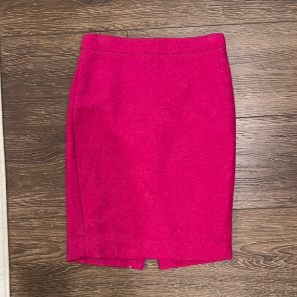 Elegant Pink Wool Women's Skirt - Picture 1 of 4